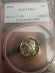 1938 10C PR65