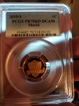 2010-S 1C Shield PR70DCAM