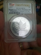 2019 $5 Maple Leaf Silver Modified PR Pride of Two Nations, U.S. Set First Strike PR70
