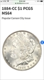 1884-CC $1 MS64