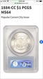1884-CC $1 MS64