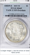 1880/9-S $1 VAM 11, 0/9 Overdate MS65