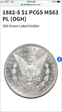 1882-S $1 MS63PL