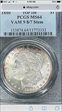 1880 $1 VAM 9, 8/7 Stem MS64
