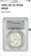 1891-CC $1 MS60
