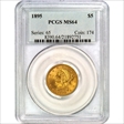 1895 $5 MS64