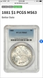 1881 $1 MS63