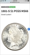 1881-S $1 MS66