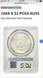 1884-S $1 AU55