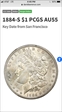 1884-S $1 AU55