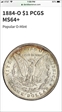 1884-O $1 MS64+