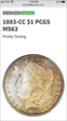 1883-CC $1 MS63