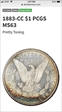 1883-CC $1 MS63