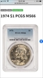 1974 $1 MS66