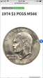 1974 $1 MS66