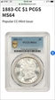 1883-CC $1 MS64