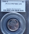 2000-S 5C PR70DCAM