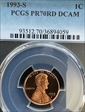 1993-S 1C PR70DCAM