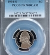 1994-S 5C PR70DCAM