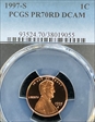 1997-S 1C PR70DCAM