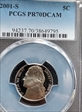 2001-S 5C PR70DCAM