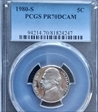 1980-S 5C PR70DCAM