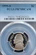 1995-S 5C PR70DCAM