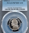 1993-S 5C PR70DCAM