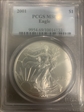 2001 $1 Silver Eagle MS69
