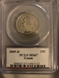 2009-D 25C Guam MS67