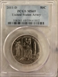 2011-D 50C United States Army MS69