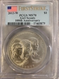2013-W $1 Girl Scouts - 100th Ann First Strike MS70