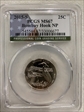 2015-S 25C Bombay Hook NP MS67