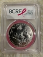 2018-P $1 Breast Cancer Awareness First Strike label MS70