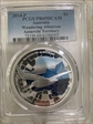 2014-P $1 Wandering Albatross Colorized Antarctic Territory PR69DCAM