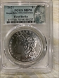 2021 $1 Morgan Dollar 100th Anniversary First Strike MS70