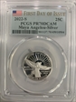 2022-S 25C Maya Angelou-Silver First Day of Issue PR70DCAM