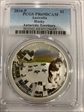 2010-P $1 Husky Antarctic Territory PR69DCAM