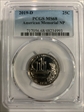 2019-D 25C American Memorial NP MS68