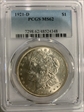 1921-D $1 MS62