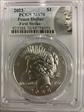 2023 $1 Peace Dollar First Strike MS70
