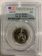 2025-P 25C Ida B. Wells First Strike MS67