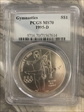 1995-D $1 Gymnastics MS70