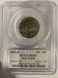 2001-D 25C New York MS67
