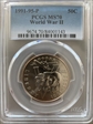 1991-95-P 50C World War II MS70