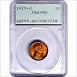 1929-D 1C MS65RD