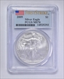 2009 $1 Silver Eagle First Strike MS70