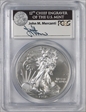 2012-W $1 Burnished Silver Eagle First Strike SP70