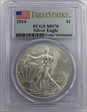 2014 $1 Silver Eagle First Strike MS70