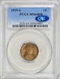 1919-S 1C MS64RB